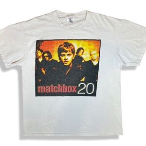 Rare Vintage 90s Match Box 20 Band T-Shirt